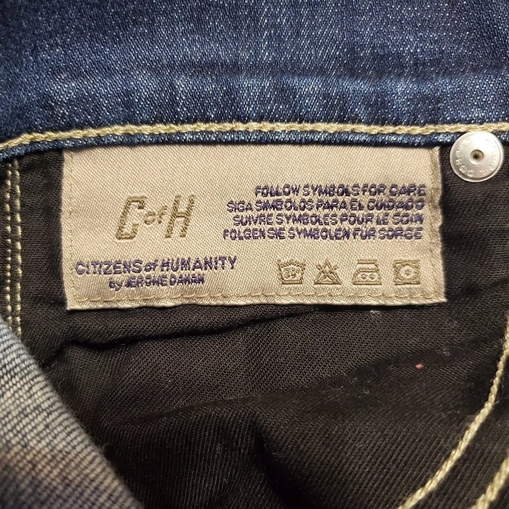 Citizens of Humanity COH Women's Ava Stretch Jeans Low Rise Straight Leg 25 - Picture 5 of 10